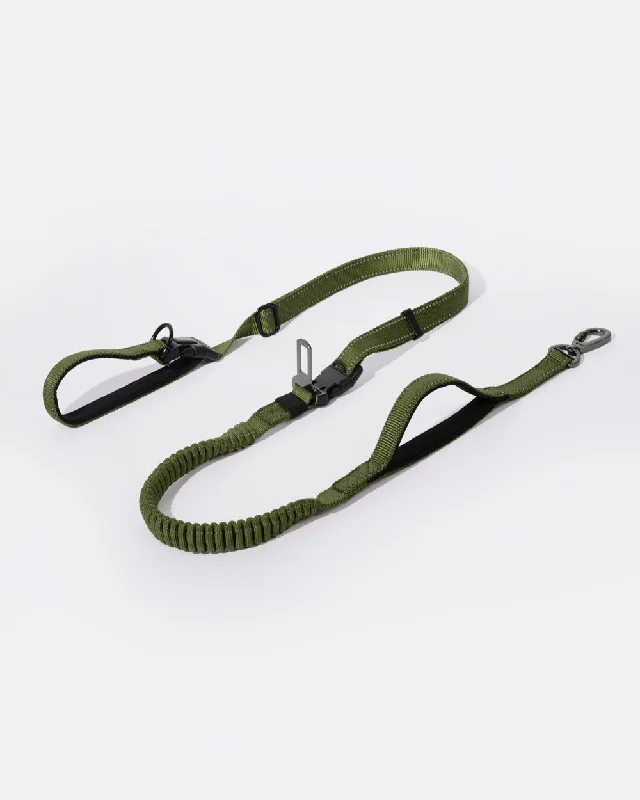 Ultimate 6-in-1 Hands-Free Dog Leash - Cedar Green