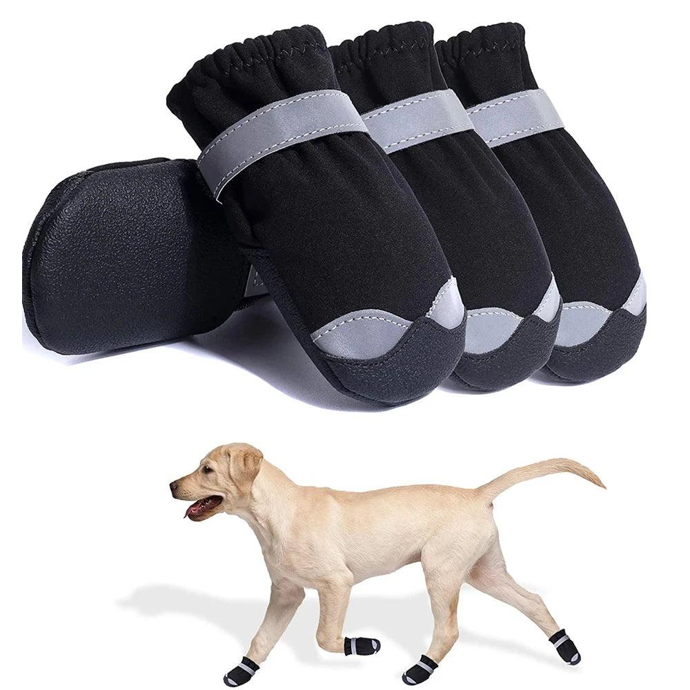 Waterproof Reflective Pet Dog Shoes: Stylish Paw Protection