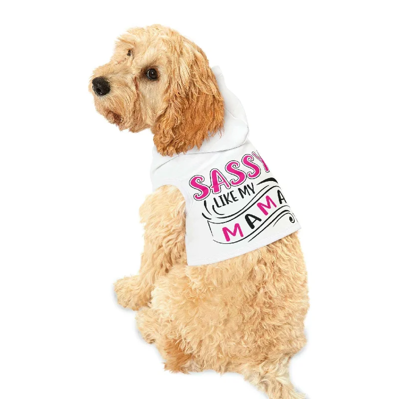 White Dog Hoodie - Sassy Like My Mama