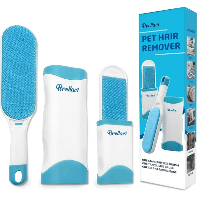 Pet Hair Remover - 2 in 1 Double-Sided Standard-Size - Remove Cat and Dog Fur, Lint, Bedding, Fabric