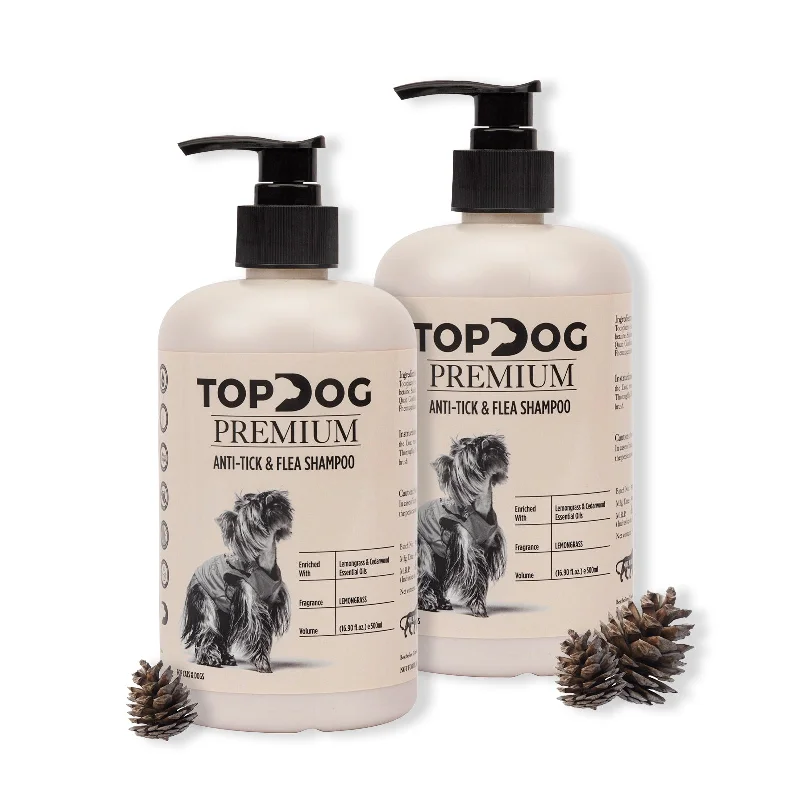 Anti Tick &  Flea Shampoo - 500ML, Combo of 2