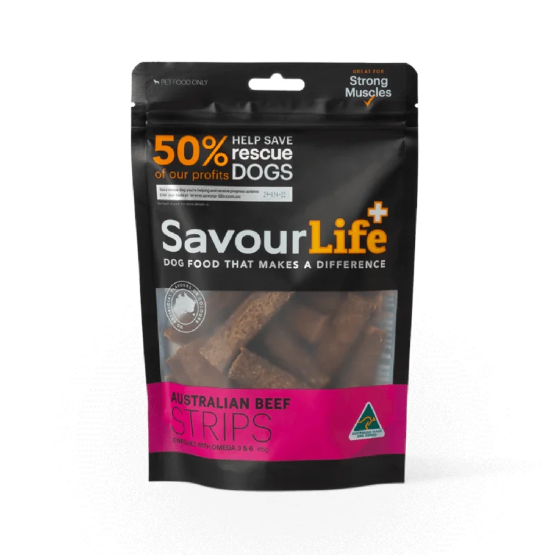 SavourLife Beef Strips Dog Treat