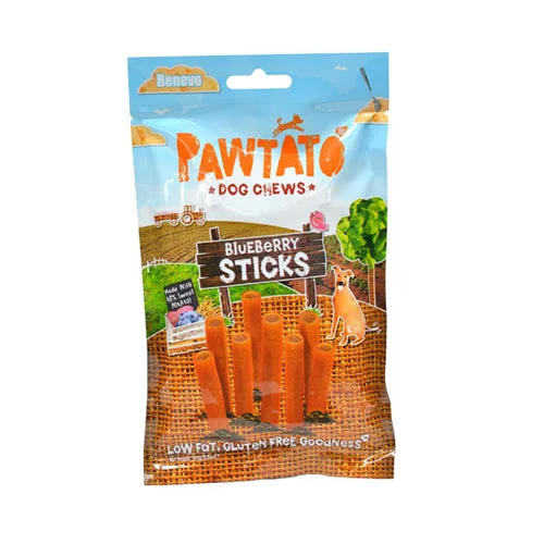 Benevo Pawtato Sticks with Blueberries 120g