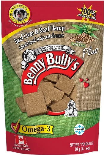 Benny Bullys® Liver Plus™ - Dog Treats Beef Liver Plus Hemp