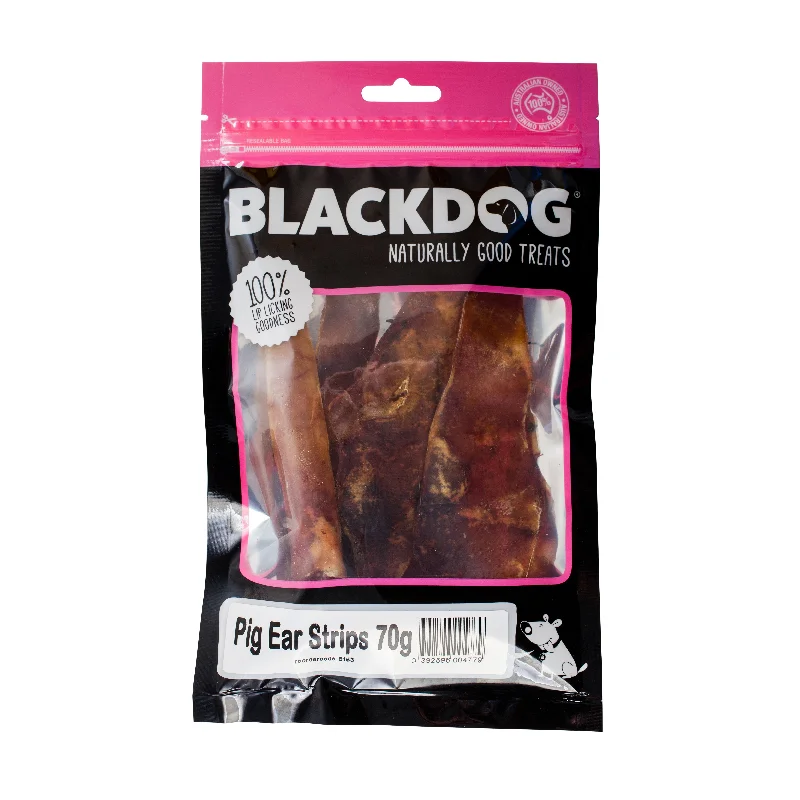 Blackdog Pig Ear Strips Dog Treat