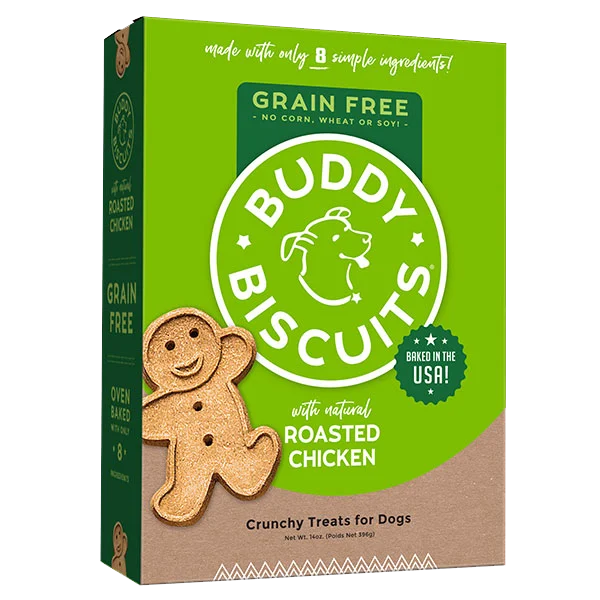 Buddy Biscuits Grain Free Oven Baked Treats: Roasted Chicken 396g