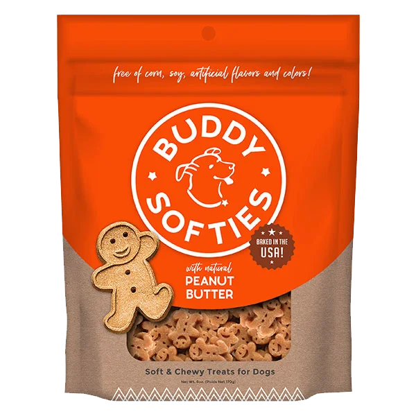 Buddy Biscuits Healthy Whole Grain Soft & Chewy Treats: Peanut Butter 170g