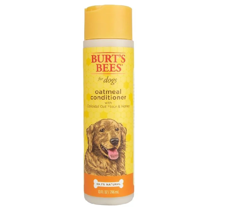 Burts Bees Oatmeal Dog Conditioner with Colloidal Oat Flour and Honey, 296 ML