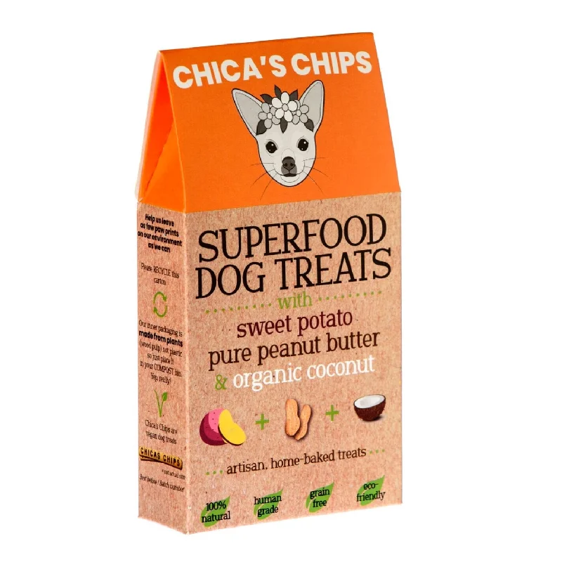 Chica's Chips Natural Vegan Superfood Dog Treats