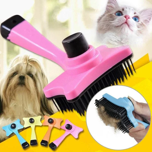 Self Cleaning Small Slicker Brushes for Shedding and Grooming (FREE DELIVERY)