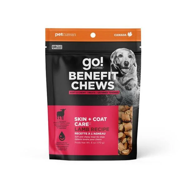 GO! Benefit Chews Skin+Coat Care Lamb 6OZ