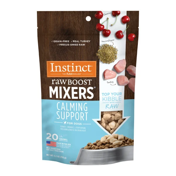 Instinct Dog Food Raw Boost Mixer Calming Support