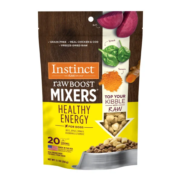 Instinct Dog Food Raw Boost Mixer Healthy Energy