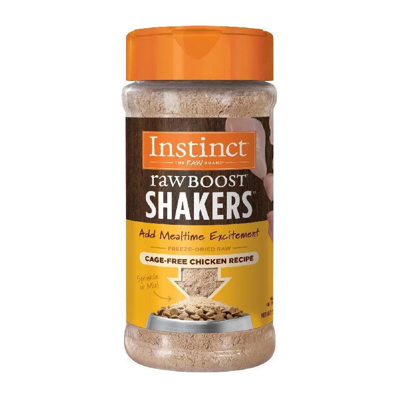 INSTINCT® DOG FOOD RAW BOOST SHAKERS CAGE-FREE CHICKEN RECIPE