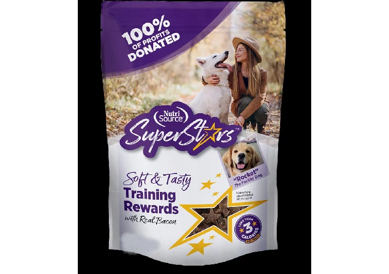 Nutrisource Super Stars Soft & Tasty Bacon Training Rewards Training Treats for Dogs 16oz