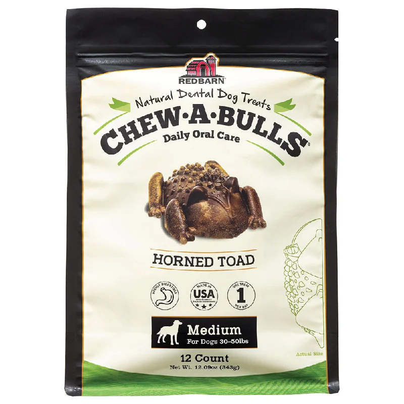 REDBARN Chew-A-Bulls Toad Medium 12pk