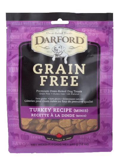 Darford Grain Free Turkey Minis 340g