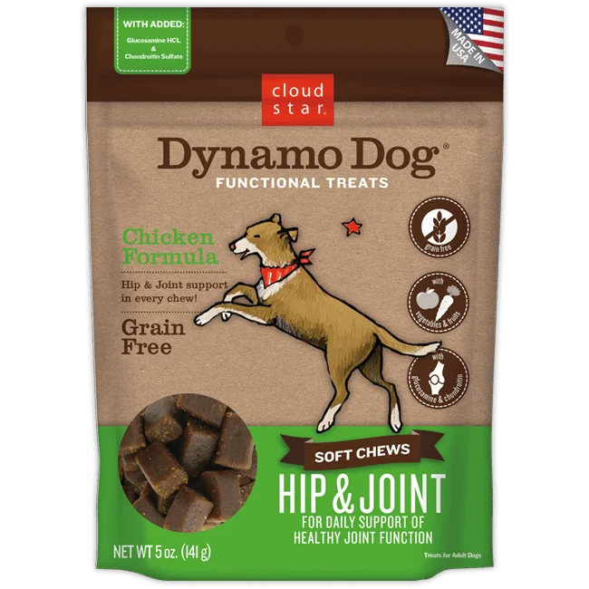 Cloud Star Dynamo Dog Soft Chews Hip & Joint Chicken