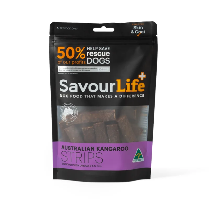 SavourLife Kangaroo Dog Treats - Strips