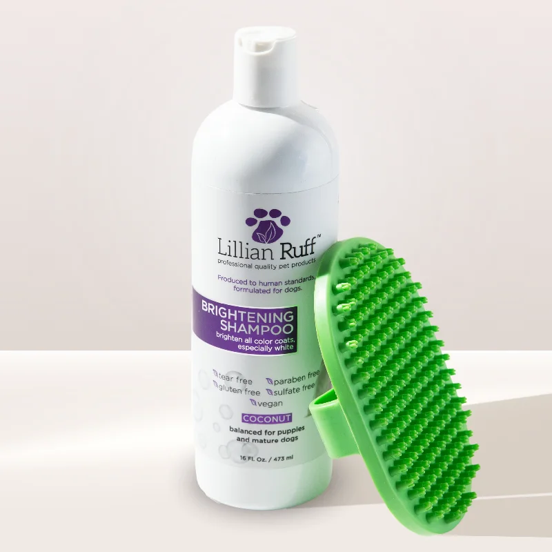 Brightening & Whitening Shampoo (16oz with Bath Brush)