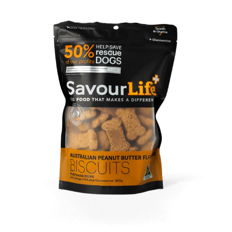 SavourLife Natural Dog Biscuits - Peanut Butter Flavour Biscuit