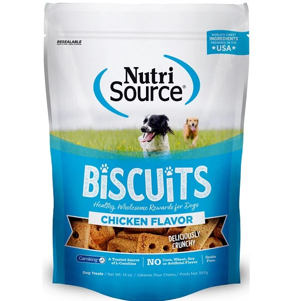 Nutrisource Chicken Biscuits Healthy Grain Free Dog Treats