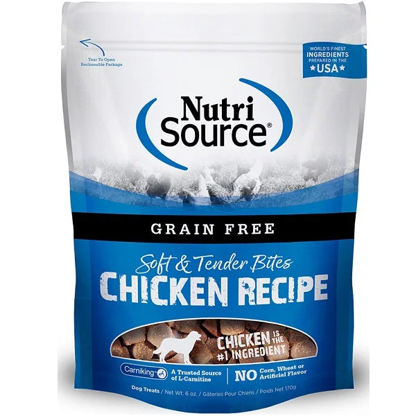 NutriSource Grain Free Dog Tender Bites Chicken 170g/6oz