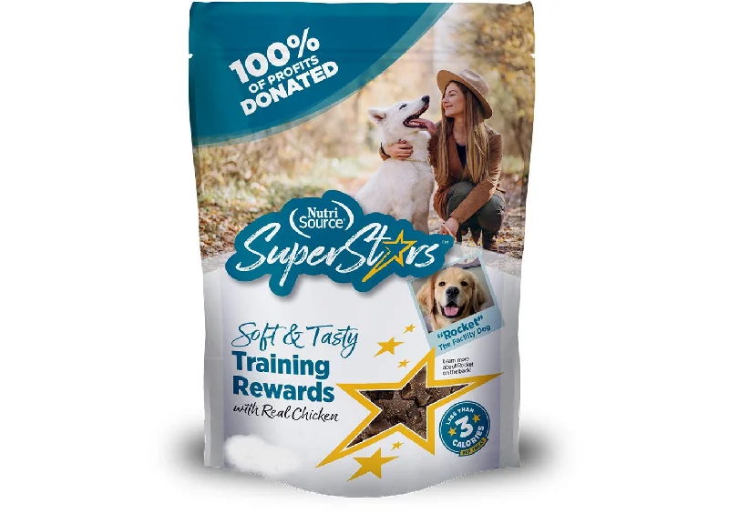 Nutrisource Super Stars Soft & Tasty Chicken Training Rewards Training Treats for Dogs 16oz