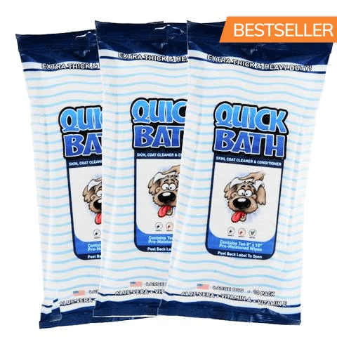 Quick Bath Large Dog Bundle (3 Packs) + FREE SHIPPING