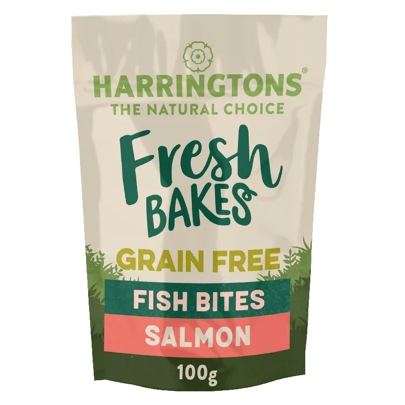 Baked Salmon Fish Bites Grain Free Dog Treats 8 x 100g