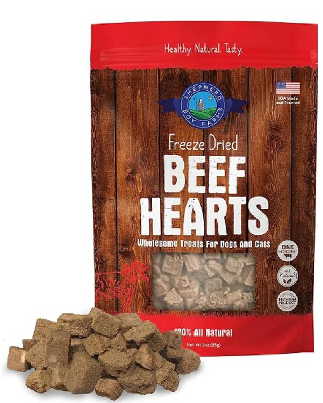 SHEPHERD BOY FARMS Freeze Dried Beef Hearts