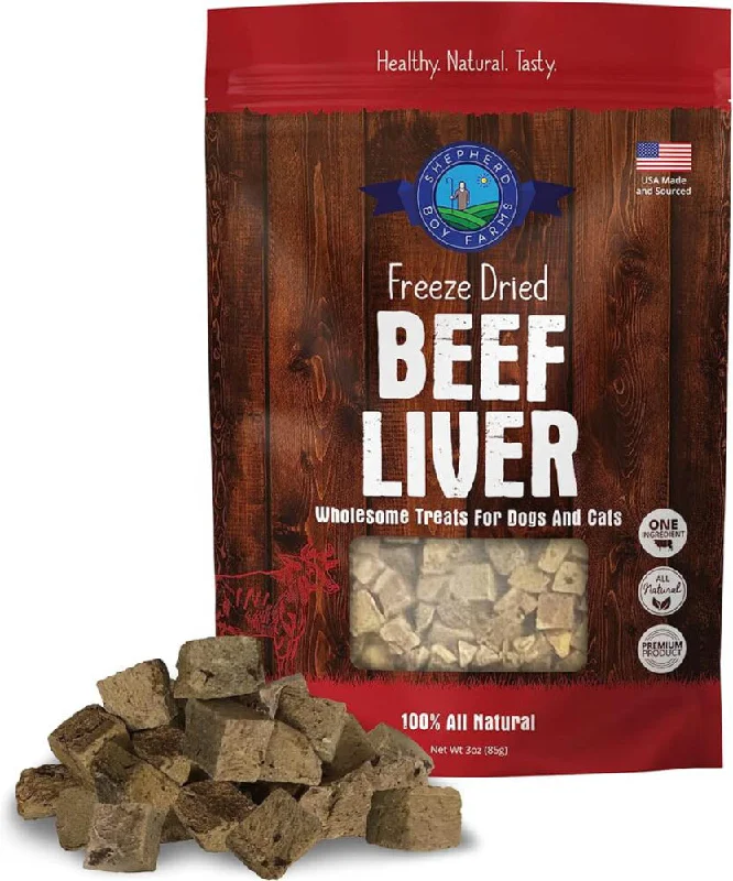 SHEPHERD BOY FARMS Freeze Dried Beef Liver 85g