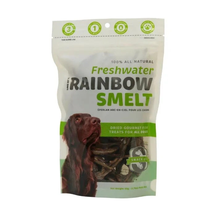 Snack 21 Freshwater Rainbow Smelt Treats 50g