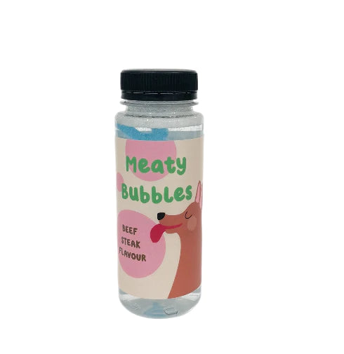 Vegan Beef Steak Meaty Bubbles For Dogs - 150ml