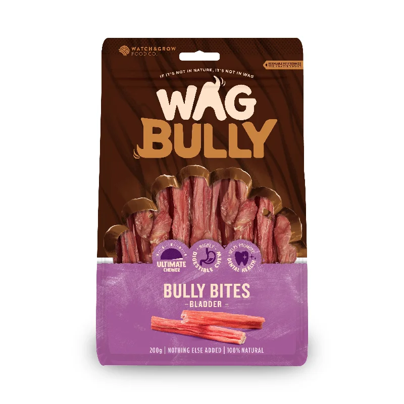 WAG Dog Treat Bully Bites 200g