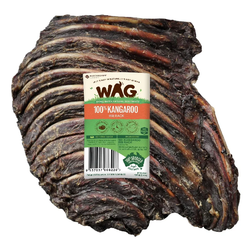 WAG Dog Treat Kangaroo Rib Rack