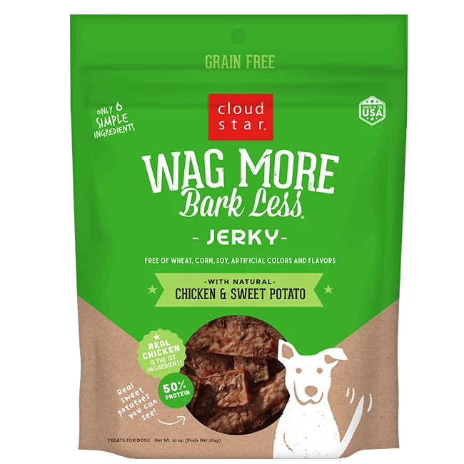 Cloud Star Wag More Bark Less Chicken and Sweet Potato Jerky 284g