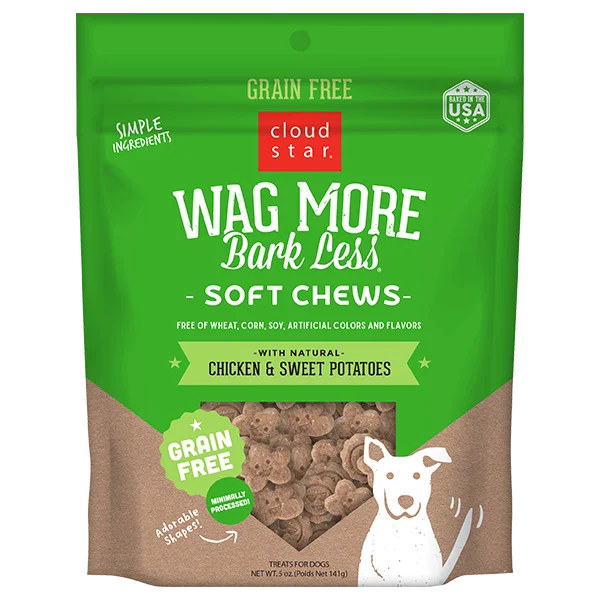 Cloud Star Wag More Bark Less Soft & Chewy Grain Free Chicken & Sweet Potato