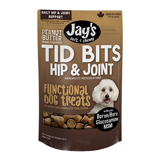 Jay's  Tid Bits Hip & Joint Functional Dog Treats - Peanut Butter