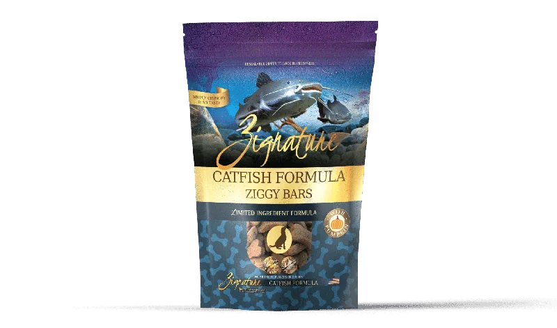 Zignature Ziggy Bars - Catfish Formula Dog Treats 340g